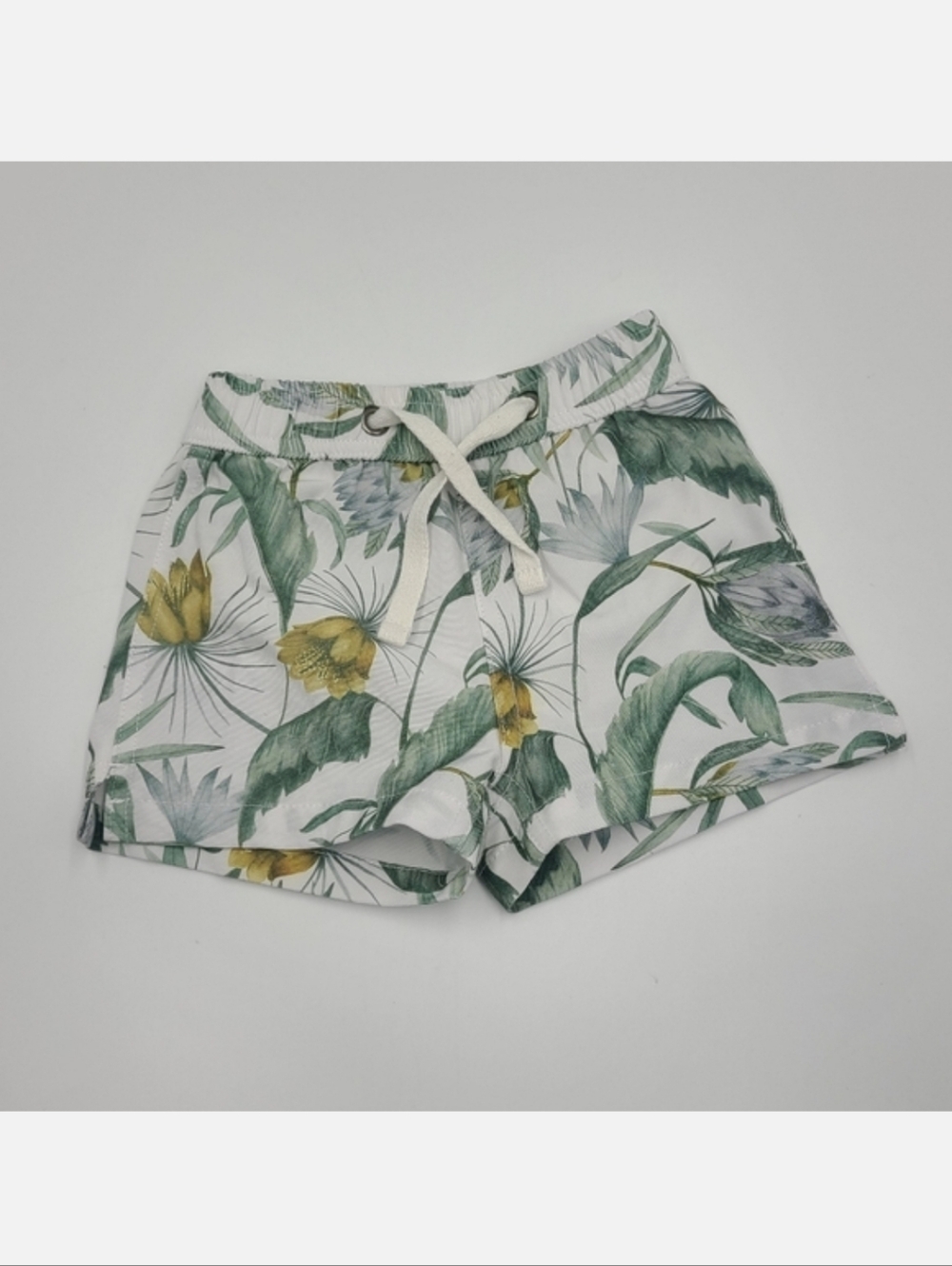Rylee + Cru baby boy floral swim trunks size 3-6 months